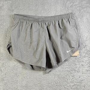 Nike Tempo Brief-Lined Running Shorts Gray XL XLarge 831281-056